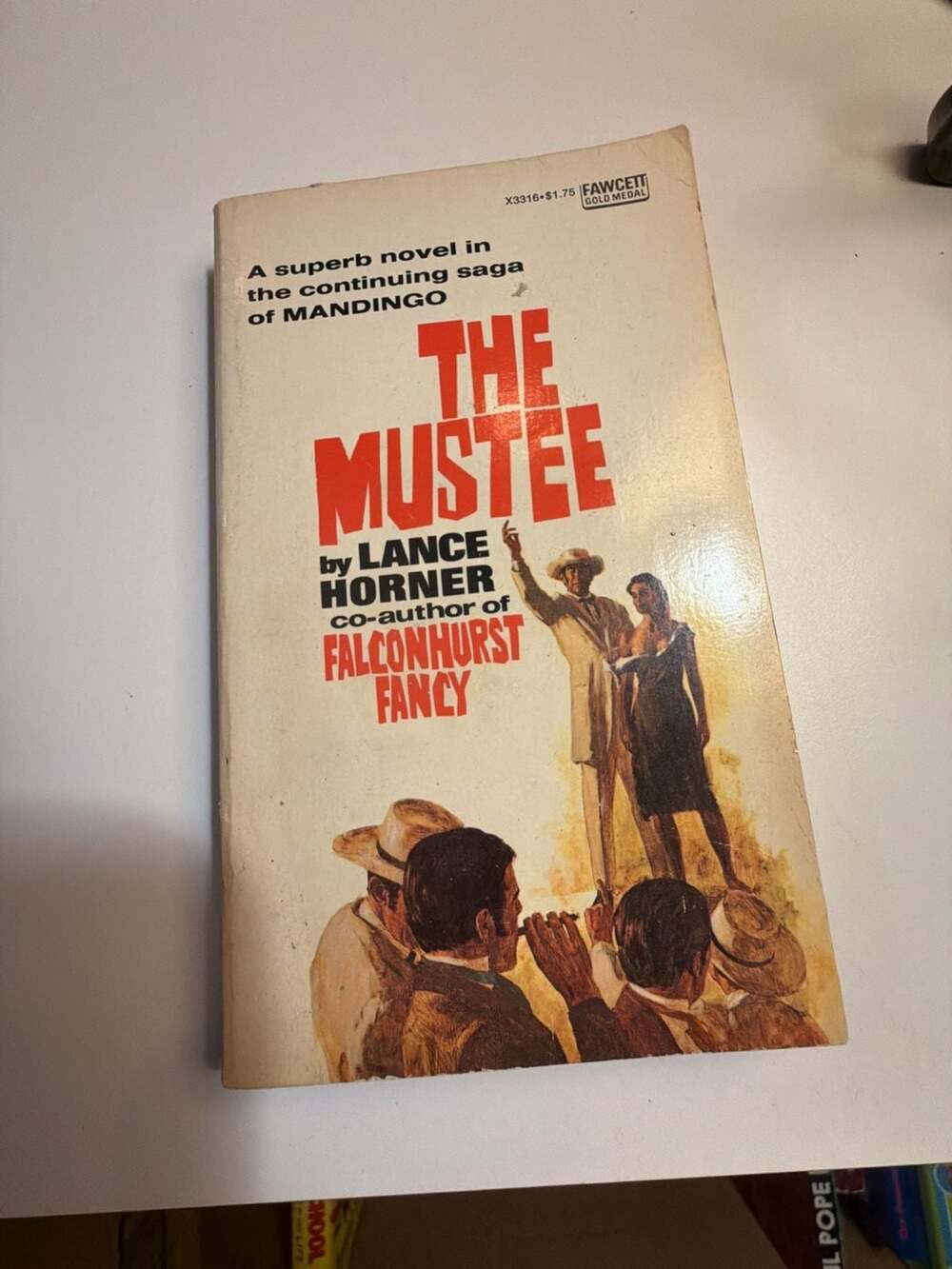 The Mustee by Lance Horner (Fawcett Gold Medal Paperback)